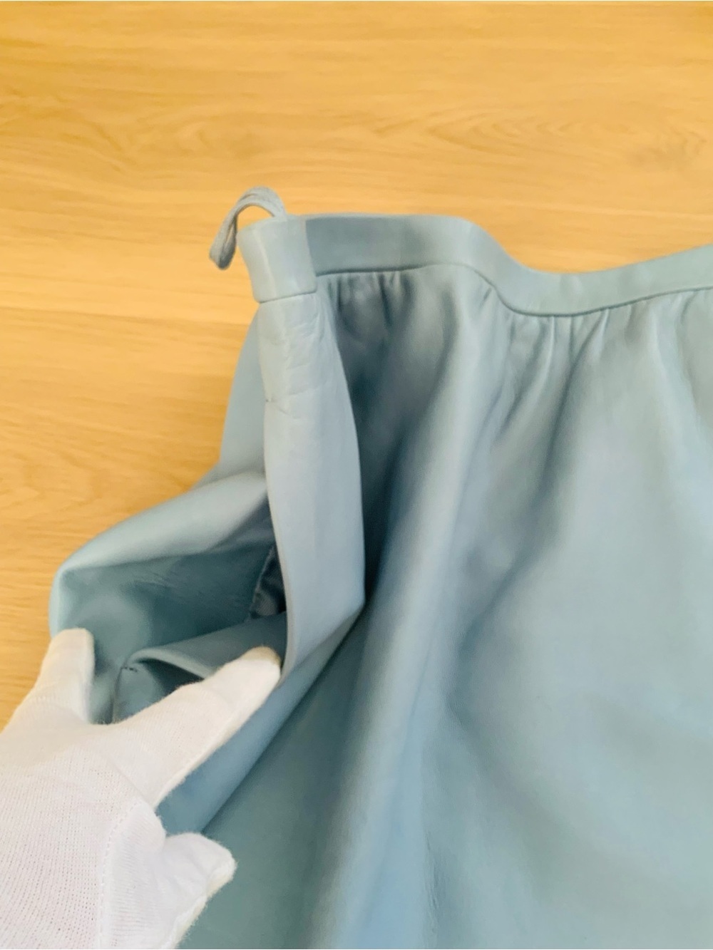 GUCCI SKIRT FRENCH PLONGE
BRIGHT BABY BLUE - Picture 4 of 10